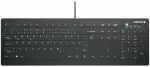 Klaviatūra Contour Active Key MTA AK-C8112 wymienna membrana układ niemiecki juoda (AK-C8112-B/DE)