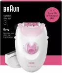 Braun Silk&middot;&eacute;pil 3 epiliatorius su laidu, rožinis
