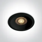 30W LED įleidžiamas &scaron;viestuvas su filtru nuo akinimo, juodas, 3000/3500/4000K, 10130DH/B/V