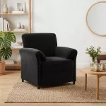 1 vietos sofa Juoda 88 x 83 x 95 cm Aksomas