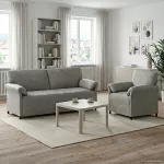 Sofa Sofos komplektas 2 vnt. &Scaron;viesiai pilka Aksomas