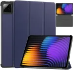 Dėklas na tablet 4kom.pl Smart do Xiaomi Pad 7 / Pad 7 Pro 11.2 su klapką / Xiaomi Pad 7 Pro, tamsiai mėlyna - ochronne su podstawką