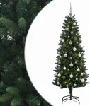 Dirbtinė kalėdinė eglutė su rutuliuku 120 cm 150 LED