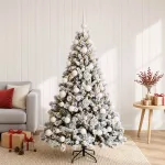 Dirbtinė Kalėdų eglutė su burbulais 120 cm 150 LED &Scaron;ilta balta