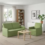 Sofa Sofos komplektas 2 vnt. &Scaron;viesiai žalia Aksomas