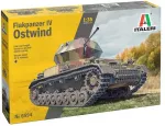 Italeri Flakpanzer IV Ostwind prie&scaron;lėktuvinio tanko modelis 1/35, 6594