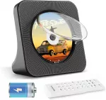 GAONAWAY ne&scaron;iojamas CD grotuvas su Bluetooth, 4000 mAh baterija ir FM radiju GA-ECD-UCDDBK BY