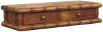 Artisan Furniture Bamboo prie sienos montuojamas mango medienos konsolinis staliukas