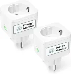Meross i&scaron;manusis elektros lizdas su energijos matuokliu Wi-Fi ir Bluetooth 16 A MSS305