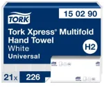 Essity Denmark As Rank&scaron;luosčių lapas, Tork Xpress, Multifold H2, 2 sluoksnių, baltas, pakuotė su 226 vnt.