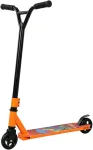 Triukinis paspirtukas su 100 mm PU ratukais ir 360&deg; vairu, oranžinis&ndash;juodas, 65 x 48 x 82 cm