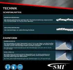 Smi 2 bi-metalinių juostinių pjūklų rinkinys M42, matmenys 1335 x 13 x 0,65 mm, 10/14 Tpi, pvz., Femi 780 Xl, 783 Xl, 782 Xl, Berg & Schmid Mbs 85, Flex Sbg 4908 ir 4910, Alfra, Flott, Metallkraft