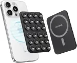 Magnetinis telefono laikiklis su siurbtuku, suderinamas su magsafe, laisvų rankų įranga, lipnus magnetinis siurbtuko telefono dėklas asmenukėms ir vaizdo įra&scaron;ams, siurbtukų telefono laikiklis visiems mobiliesiems telefonams