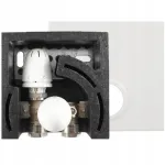 Potinkinis rtl ventilis grindų &scaron;ildymui herz-floorfix compact baltas