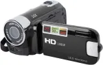 Skaitmeninis fotoaparatas, 2.7" Tft 16mp 16x priartinimas Hd vaizdo tinklara&scaron;čio kamera 1020mah vaizdo kamera pradedantiesiems ir vaikams (juodas)