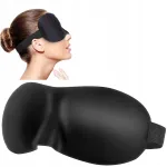 3d miego kaukė, akių rai&scaron;tis, blokuojantis 99% &scaron;viesos, reguliuojamas