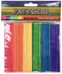 Alize 11cm x 1cm 60vnt Spalvoti mediniai ledų pagaliukai konstrukcijoms Aliga