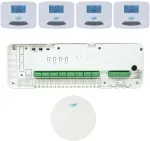 PNI CT28 Pro 4 Wi-Fi automatizavimo rinkinys grindiniam &scaron;ildymui, Tuya Smart mobilioji programėlė, komplekte 4 valdymo blokai ir interneto &scaron;liuzas