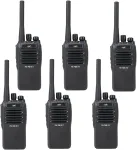 6 ne&scaron;iojamų radijo stotelių rinkinys PNI PMR R17 446MHz, 0.5W, 16 PMR kanalų ir 50 CTCSS bei 104 DCS tonų, programuojamas, Li-Ion 2200 mAh, IP68