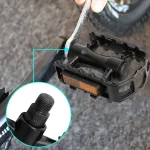 Dviračio pedalai su at&scaron;vaitais, neslystantys, 9/16 colio a&scaron;is