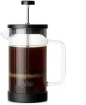 Stiklinis kavinukas su stūmokliu, 650 ml, 14 x 9 x 18,5 cm