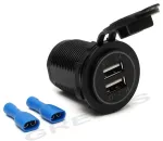 Usb 5v 3.1a automobilinis lizdas įkroviklis 12-24v w