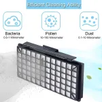 Eatbale Hepa filtras ir variklio filtras, skirtas siemens Q5.0 Vsq5x1230 Extreme Silencepower serijos dulkių siurbliams, atsarginės dalys, alternatyva Hygiene Filter Vz154hfb dulkių siurblio filtrui