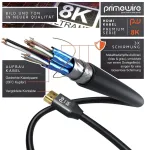 Csl - hdmi kabelis 8k - 4 m - 8k @ 60hz 4k @ 120hz su dsc arc 3d high speed ethernet hdtv uhd ii - dynamic hdr-10+ - variable refresh rate vrr - dolby vision - compatible ps5 ps 5 XBOX series x