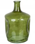 Beliani dekoratyvinė stiklinė vaza gėlėms, 35 cm, žalia