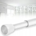 Teleskopinis užuolaidų strypas be gręžimo, 73-145 cm