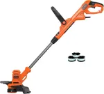 Juodas & Decker Elektrinis žoliapjovės/kra&scaron;to pjovimo įrankis (550 W, 30 cm pjovimo plotis, Afs automatinis valo i&scaron;traukimas) ir valo ritės (žoliapjovėms, 3 vnt. pakuotė - 3 x 10 m ilgio, 1,5 mm skersmens valas)