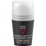Rutulinis dezodorantas - antiperspirantas vyrams Vichy Homme Intense Roll On 72H, 50 ml