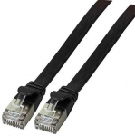 Efb Elektronik EFB Flat kabelis RJ45 U / FTP, 6A, PVC, 2 m, juoda