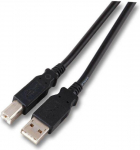 USB kabelis EFB USB-A - USB-B 5 m Juodas (K5255SW5)