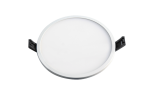 Lubinis &scaron;viestuvas LED panelė (SLIM) įmontuojama apvali 8W, 16W, 24W, 3000K, 4000K, IP44 - 22w - 4000k