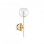 Sieninis &scaron;viestuvas Ideal Lux Wall lamp with 1 light EQUINOXE, G4, baltas