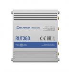 Teltonika Industrial Cellular Mar&scaron;rutizatorius RUT360 LTE CAT6 1 x LAN jungtys, 10/100 Mbps, compliance with IEEE 802.3, IEEE 802.3u standards, supports auto MDI/MDIX crossover Mbit/s, Ethernet LAN (RJ-45) jungtys 2 x RJ45 jungtys, 10/100 Mbps, Mesh  ...