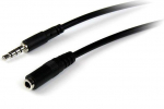 Kabelis StarTech Jack 3.5mm - Jack 3.5mm 2m juoda (MUHMF2M)