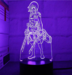 Vaiki&scaron;kas &scaron;viestuvas 3D Led Attack on titan