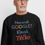 Džemperis "Klausk tėčio" (be kapi&scaron;ono)