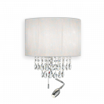 Ideal Lux Sieninis &scaron;viestuvas Opera Ap3 Bianco 68268