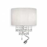 Ideal Lux Sieninis &scaron;viestuvas Opera Ap3 Bianco 68268