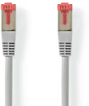 Nedis Cat 6 kabelis | RJ45 jungtis | RJ45 jungtis | S/FTP | 15,0 metrų | apvalus | PVC | Pilka | kabykla