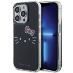 Apple iPhone 14 Pro Hello Kitty dėklas IML Kitty Face (HKHCP14LHKHLK) juodos spalvos