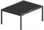 Pergola Bioclimatic: 4000x6000 mm, su LED, laisvai pastatoma