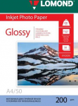 Fotopopierius Lomond Photo Inkjet Paper Blizgus 200 g/m2 A4, 50 lapų
