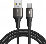 Joyroom Kabelis Light-Speed USB - USB-C 3A 2m - Juodas