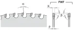 Pjovimo diskas metalui CMT 226; 216x2.2x30; Z48; 0&deg;