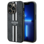 Dėklas GUESS GUHMP15XP4RPSK IPHONE 15 PRO MAX 6.7 "Juodas/Juodas HARDCASE 4G PRINTED STRIPE MAGSAFE