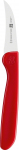 ZWILLING TWIN GRIP Daržovių lupimo peilis 5 cm, raudonas